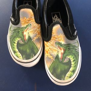 Kids Vans- dragon design